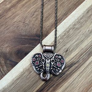 Alex and Ani necklace in a Rafaelian rose gold finish.